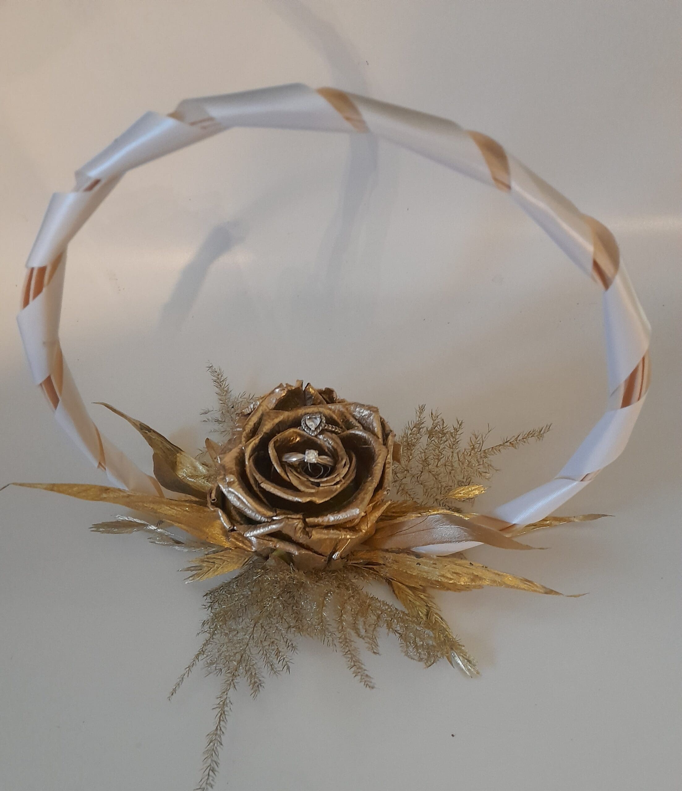 Porte Alliance blanc et doré – Image 4