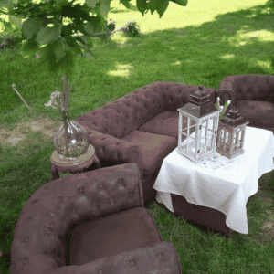 Canapé ; salon chesterfield