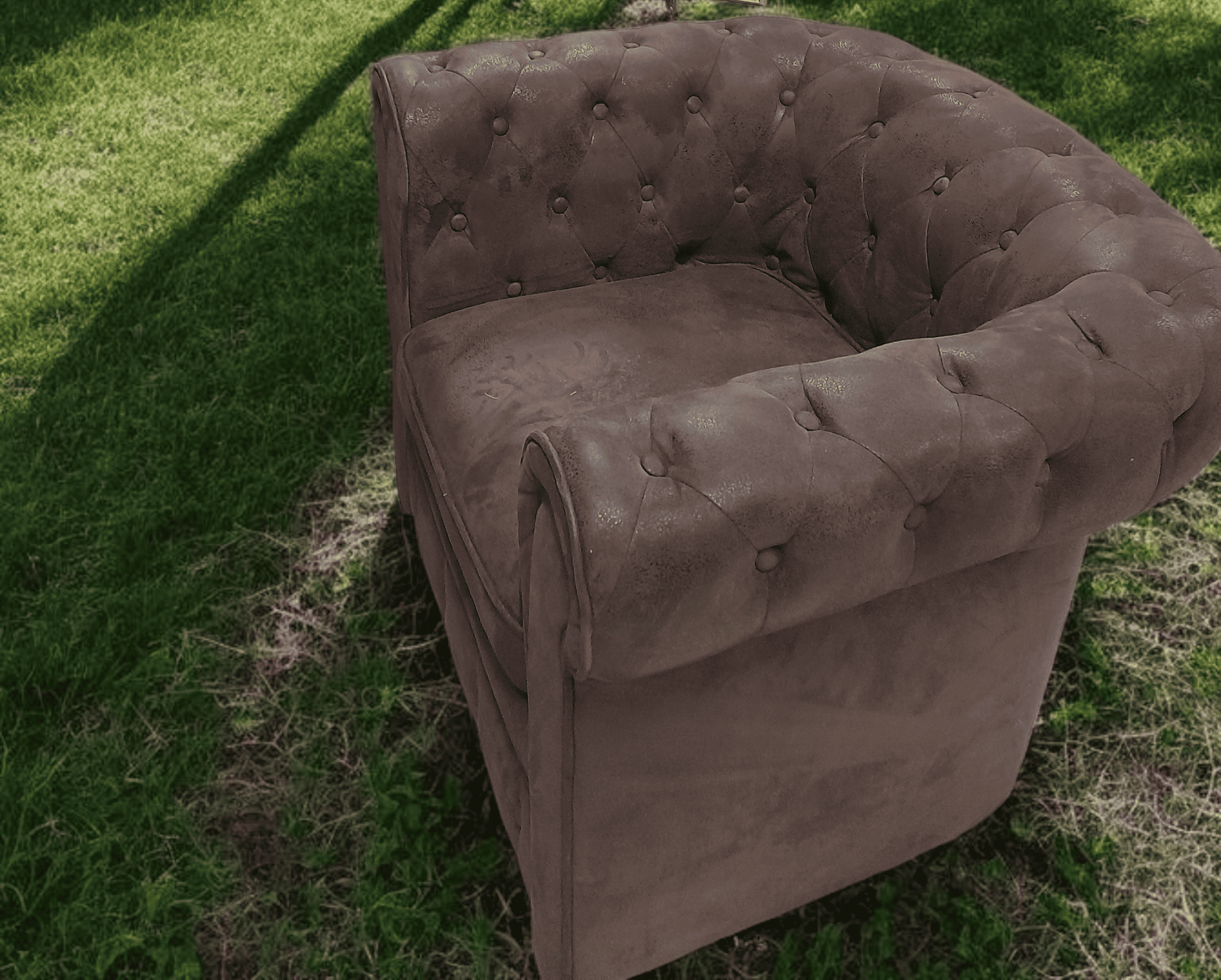 Canapé ; salon chesterfield – Image 2