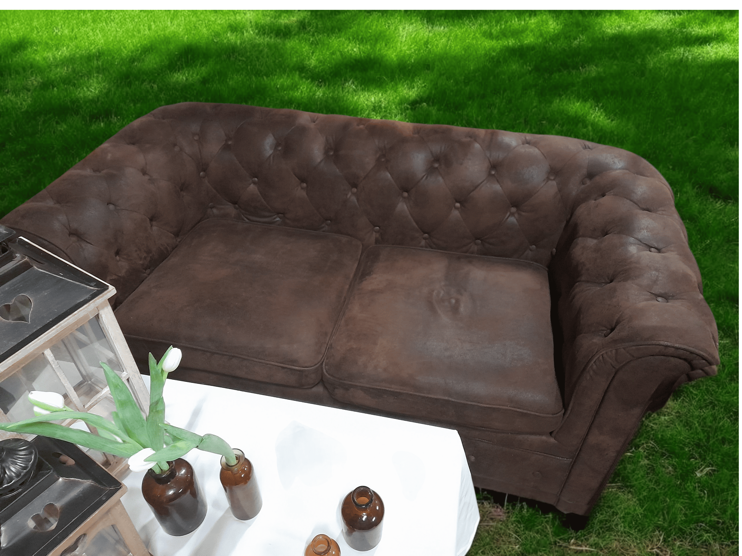 Canapé ; salon chesterfield – Image 3