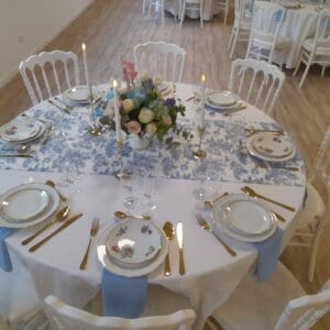 Chemin de table toile de jouy