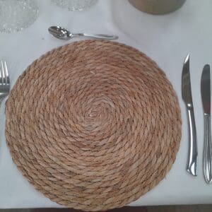 Sous assiette en osier