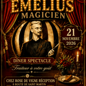 Dîner-spectacle de magie – 21 novembre 2026